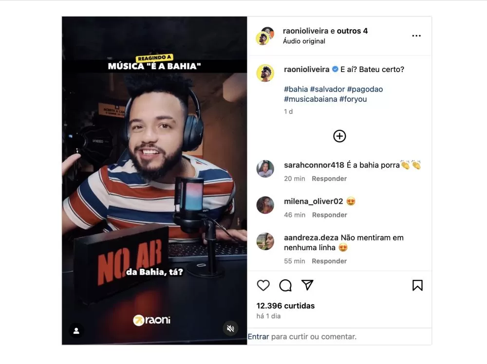 Foto: Reproducão/Instagram